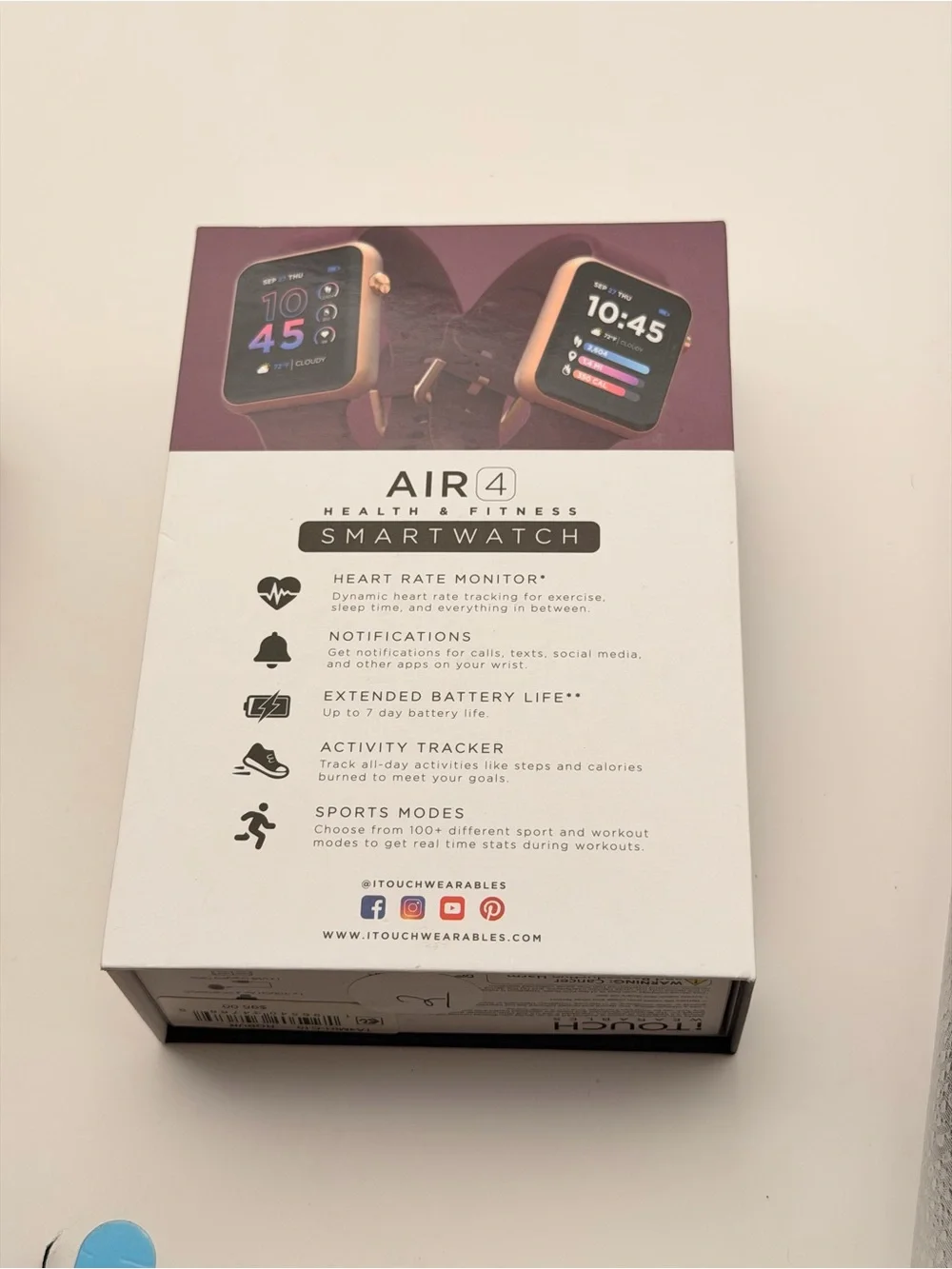 ITouch Air 4, Full set, purple/gold, Box, Papers